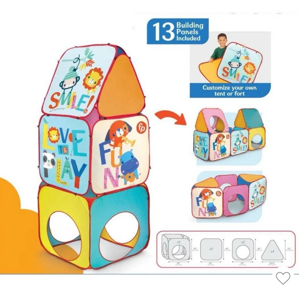 FISHER-PRICE Créate Your Space - Vibrant Playhouse Set. NEW